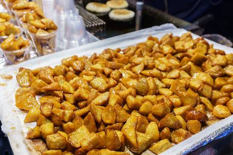Gamcha Matang Frittierte und Kandierte Kartoffel 