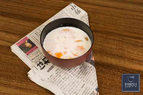 Milch Kanten mit Mandarinen japanisches Dessert mit deutschen Zutaten
