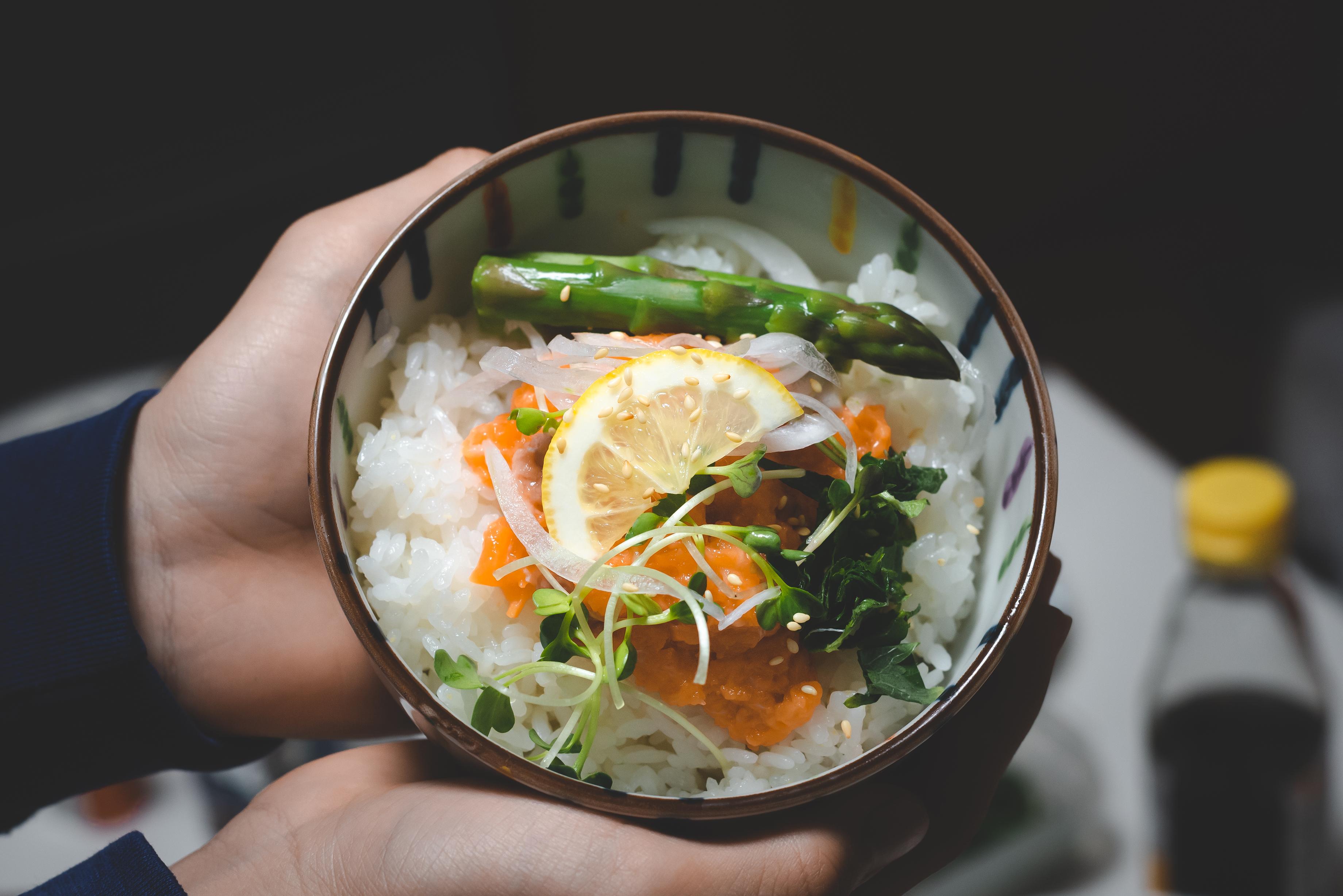 Sake Don Salmon Salmon Donburi Recipe Japanese Korean Recipes