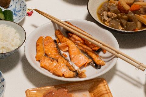 Shiozake Japanese salted salmon