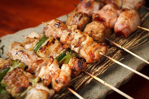 Yakitori Japanese grilled poultry