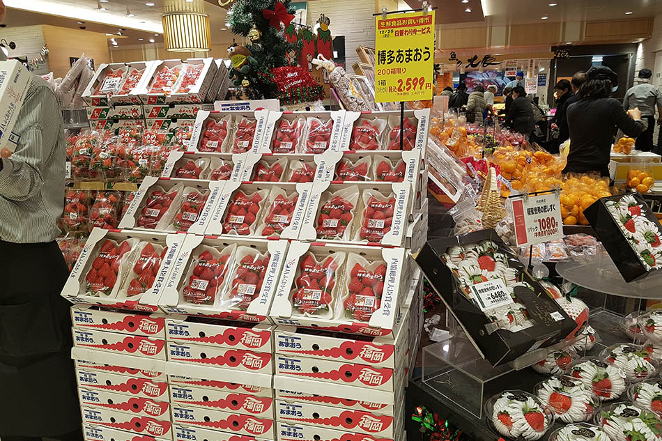 Erdbeeren in Japan sehr teuer