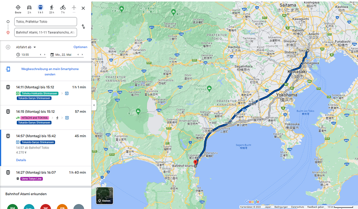 Shinkansen Variante - Maps
