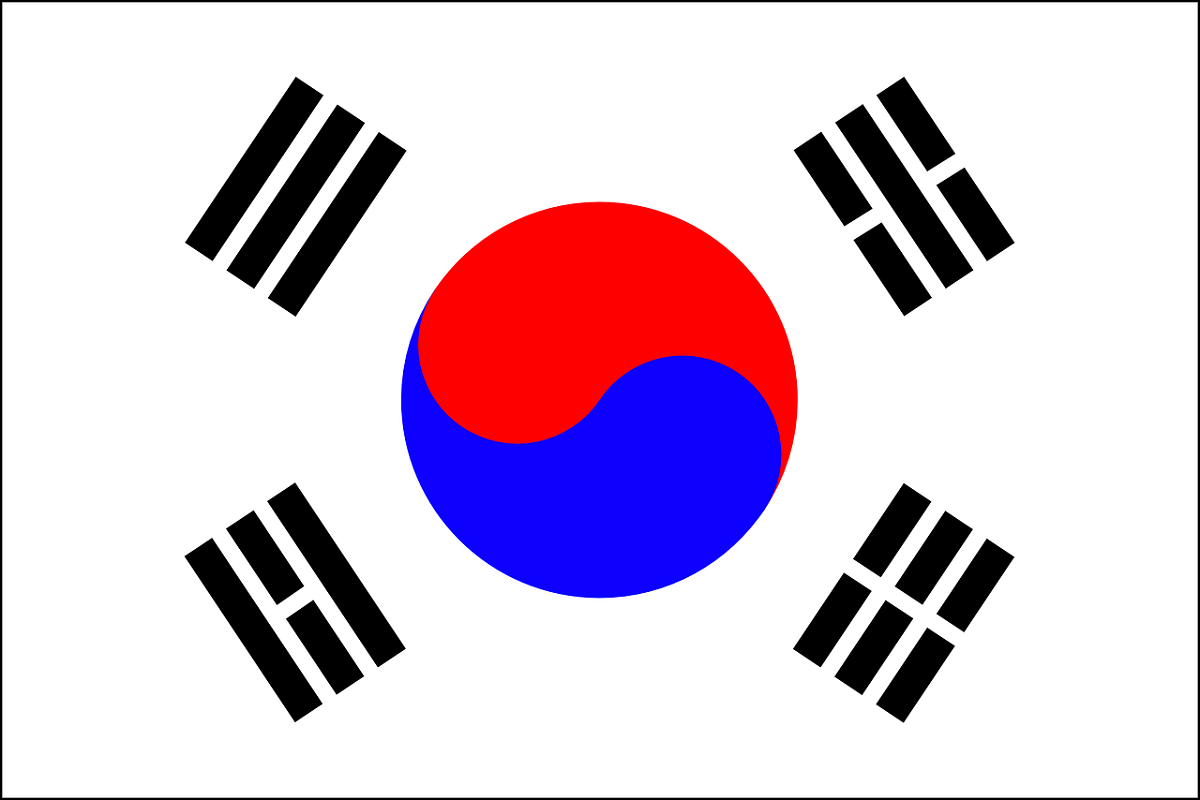 Südkoreas Flagge