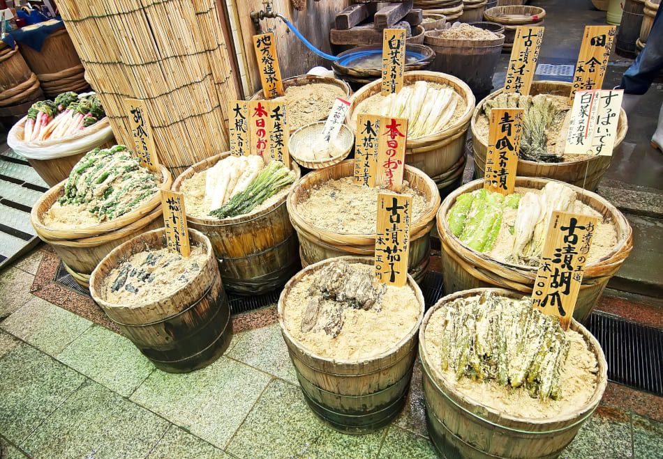 Traditionelles Tsukemono